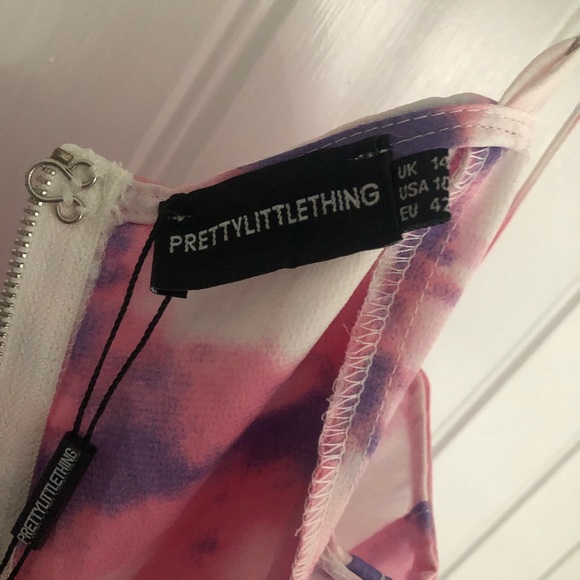 Purple Tie Dye Structured Corset Top from PLT - Picture 4 of 4